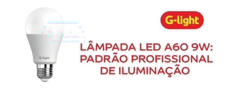 BANNER MOSAICO G-LIGHT LÂMPADA LED A60