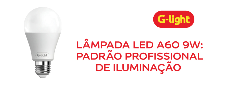 BANNER MOSAICO G-LIGHT LÂMPADA LED A60