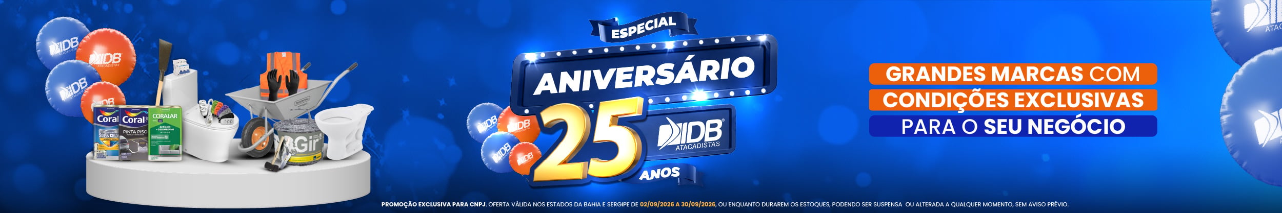 FULL - ESPECIAL ANIVERSÁRIO IDB 25 ANOS - SETEMBRO 2026