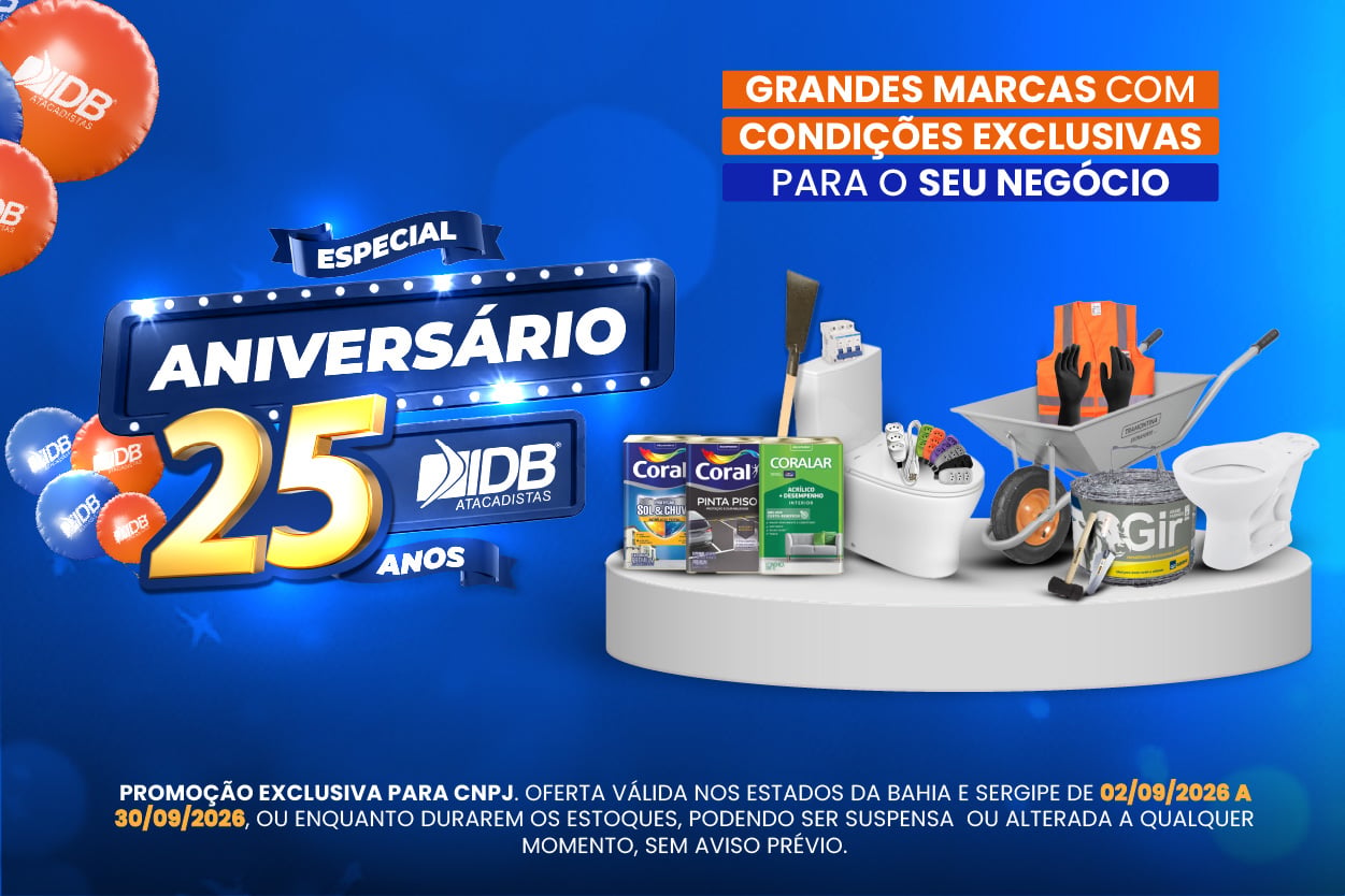 ESPECIAL ANIVERSÁRIO IDB 25 ANOS - SETEMBRO 2026