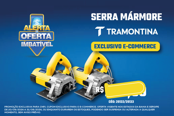 SERRA MÁRMOTE -TRAMONTINA - EXCLUSIVO ECOMMERCE - AGOSTO 2026