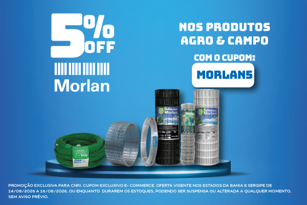 MORLAN- AGRO E CAMPO -CUPOM MORALN5 - AGOSTO 2026