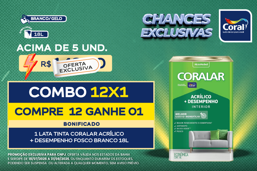 CHANCE EXCLUSIVA CORALAR - AGOSTO 2026