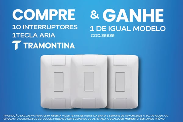 INTERRUPTOR TRAMONTINA- SETEMBRO 2026
