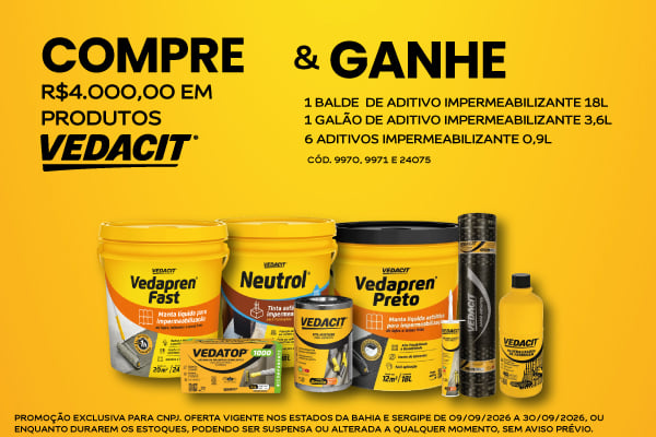 COMPRE R$4000 DE PRODUTOS VEDACIT - SETEMBRO 2026